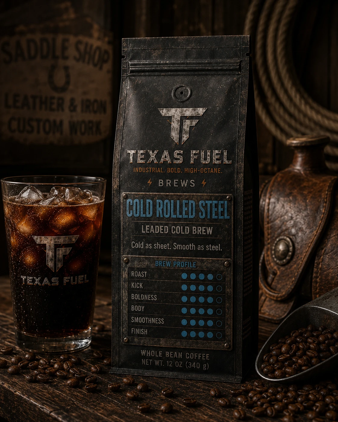 Cold Rolled Steel — Texas Fuel Coffee Company